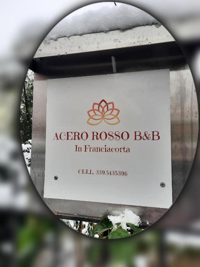 Acero Rosso B&B In Franciacorta Erbusco Εξωτερικό φωτογραφία